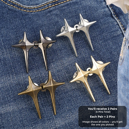 Zesia FitPins™ – Adjustable Belt Pins (2 Pairs, 4 Pins)