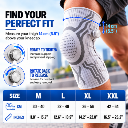KneeFlex™ Dial Support Knee Brace