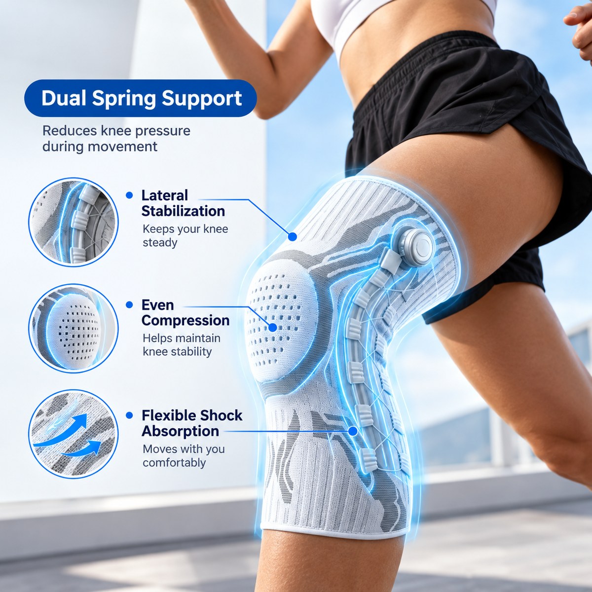 KneeFlex™ Dial Support Knee Brace